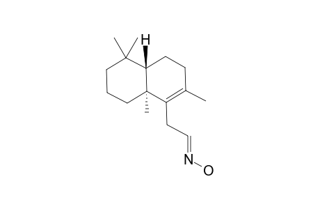 (E)-N-Hydroxy-2-[(4aS,8aS)-3,4,4a,5,6,7,8,8a-octahydro-2,5,5,8a-tetramethylnaphthalen-1-yl]ethanimine