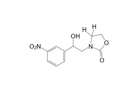 3-(beta-hydroxy-m-nitrophenethyl)-2-oxazolidinone