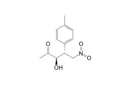 (3R,4R)-3-Hydroxy-5-nitro-4-(4-methylphenyl)pentan-2-one