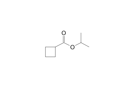 Cyclobutanecarboxylic acid, isopropyl ester