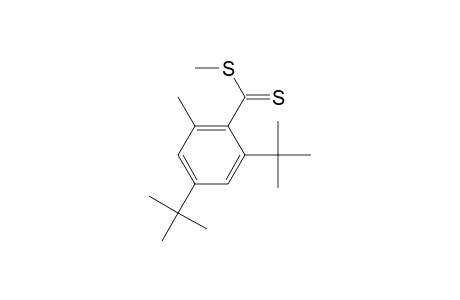 Benzenecarbodithioic acid, 2,4-bis(1,1-dimethylethyl)-6-methyl-, methyl ester