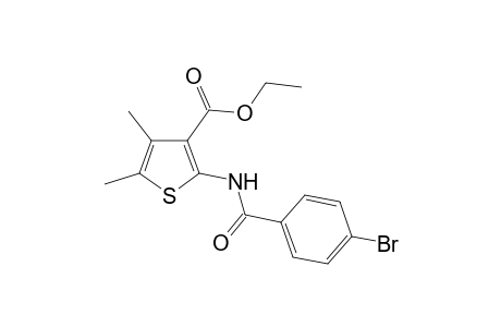 Ethyl 2-[(4-bromobenzoyl)amino]-4,5-dimethyl-3-thiophenecarboxylate