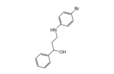 alpha-[2-(p-BROMOANILINO)ETHYL]BENZYL ALCOHOL