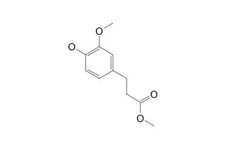 Methyl-3-(3-methoxy-4-hydroxyphenyl)-propionate