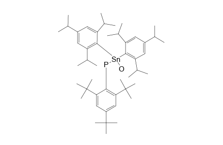 BIS-(2,4,6-TRIISOPROPYLPHENYL)-(HYDROXY)-STANNYL-(2,4,6-TRI-TERT.-BUTYLPHENYL)-PHOSPHINE