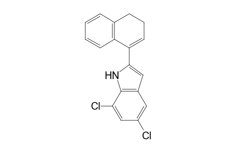 5,7-Dichloro-2-(3,4-dihydronaphthalen-1-yl)-1H-indole