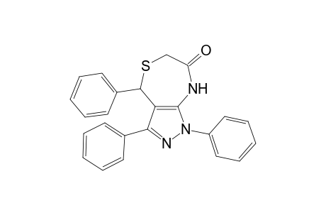 1,3,4-Triphenyl-4,8-dihydro-1H-pyrazolo[3,4-e][1,4]thiazepin-7(6H)-one