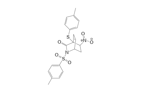 4-(4"-Methylbenzenesulfenyl)-2-(4'-methylbenzenesulfonyl)-5-exo-nitro-3-oxo-2-azabicyclo[2.2.2]-7-octene