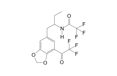 1-(3,4-Methylenedioxyphenyl)butan-2-amine 2TFA