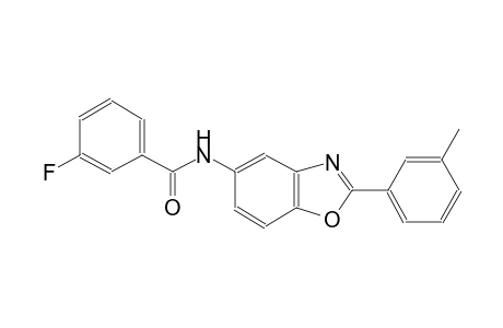 benzamide, 3-fluoro-N-[2-(3-methylphenyl)-5-benzoxazolyl]-