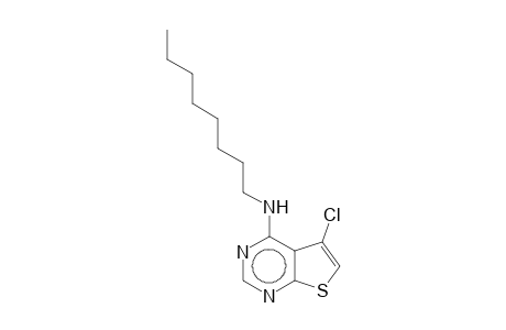 Thieno[2,3-d]pyrimidin-4-amine, 5-chloro-N-octyl-