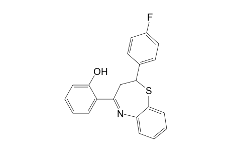 2-[2-(4-fluorophenyl)-2,3-Dihydro-1,5-benzothiazepin-4-yl]phenol