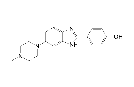 4-[5'-(4''-methylpiperazin-1''-yl)-1H-benzimidazol-2'-yl]phenol