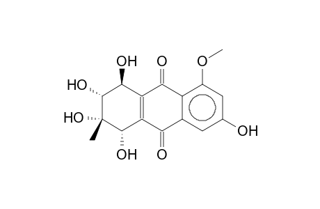 ALTERSOLANOL-F;5-METHOXY-2-METHYL-1-ALPHA,2-ALPHA,3-ALPHA,4-BETA,7-PENTAHYDROXY-1,2,3,4-TETRAHYDRO-ANTHRAQUINONE