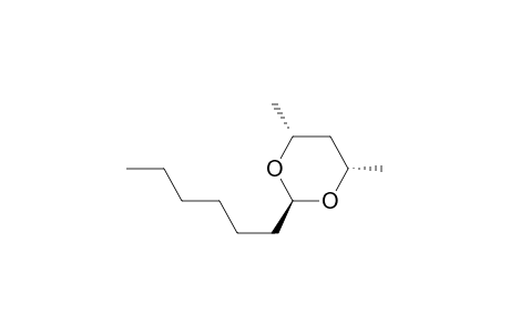 rel-(2R,4R,6S)-4,6-Dimethyl-2-n-hexyl-1,3-dioxane