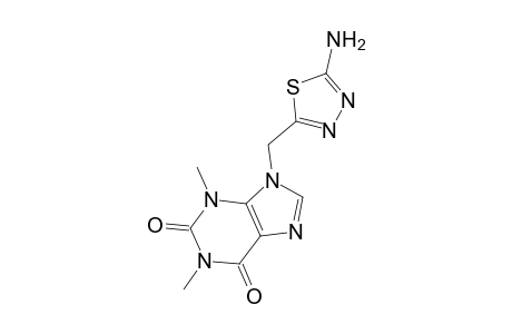 9-[(5-amino-1,3,4-thiadiazol-2-yl)methyl]-1,3-dimethyl-3,9-dihydro-1H-purine-2,6-dione