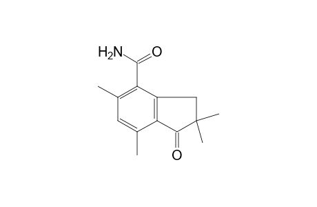 1-oxo-2,2,5,7-tetramethyl-4-indancarboxamide