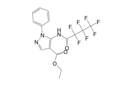 ethyl 5-[(2,2,3,3,4,4,4-heptafluorobutanoyl)amino]-1-phenyl-1H-pyrazole-4-carboxylate