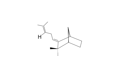 2-METHYL-5-(3',3'-DIMETHYLBICYCLO-[2.2.1]-HEPT-2'-YLIDENE)-PENT-2-ENE;ISOSANTALENE