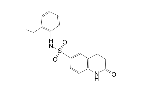 N-(2-ethylphenyl)-2-oxo-1,2,3,4-tetrahydro-6-quinolinesulfonamide