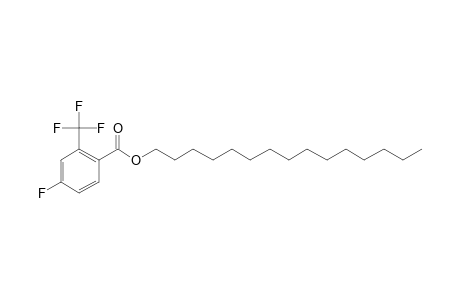 4-Fluoro-2-trifluoromethylbenzoic acid, pentadecyl ester