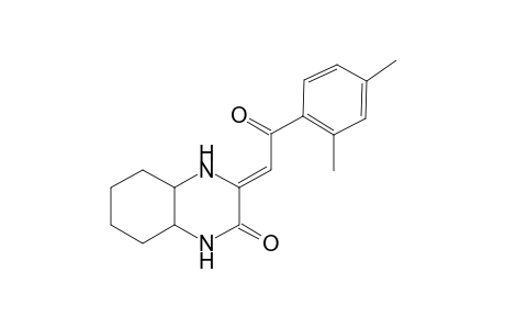 (3Z)-3-[2-(2,4-dimethylphenyl)-2-oxoethylidene]octahydro-2(1H)-quinoxalinone