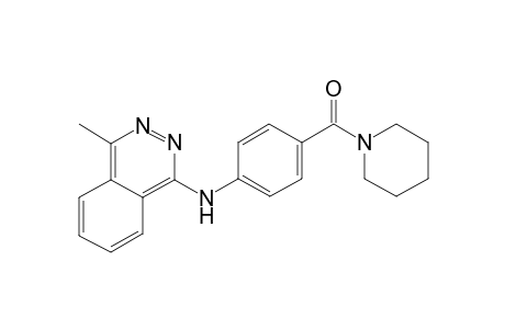 4-methyl-N-[4-(1-piperidinylcarbonyl)phenyl]-1-phthalazinamine