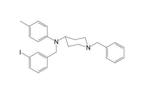 1-Benzyl-N-(3-iodobenzyl)-N-(4-methylphenyl)-piperidin-4-amine