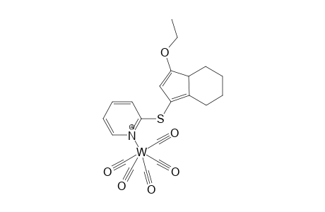 Pentacarbonyl-{N-[3-ethoxy-1-(2'-pyridylthio)-4,5,6,7-tetrahydro-2H-indene]}-tungsten