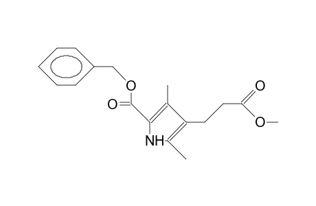 2-CARBOBENZOXY-3,5-DIMETHYL-PYRROL-4-PROPIONSAEUREMETHYLESTER