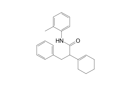 .alpha.-1-Cyclohexen-1-yl-N-(2-methylphenyl)-benzenepropanamide