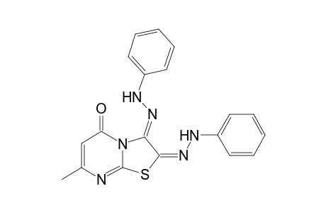 7-Methyl-2,3-diphenylhydrazono-5H-thiazolo[3,2-a]pyrimidin-5-one