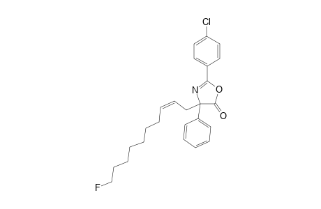 4-[(2Z)-Fluorodec-2-enyl]-2-(4-chlorophenyl)-4-phenyloxazol-5(4H)-one