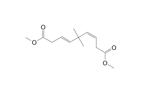 Dimethyl (3Z,6E)-5,5-dimethyl-3,6-nonadienedioate