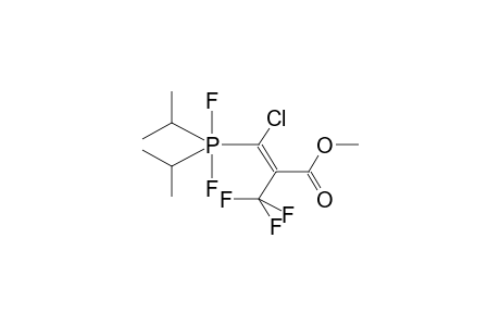 DIISOPROPYL(1-CHLORO-2-CARBETHOXYTRIFLUOROPROPENYL)DIFLUOROPHOSPHORANE