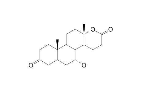 7-ALPHA-HYDROXY-17A-OXA-D-HOMO-5-ALPHA-ANDROSTANE-3,17-DIONE