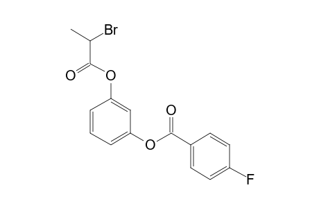 1,3-Benzenediol, o-(2-bromopropionyl)-o'-(4-fluorobenzoyl)-