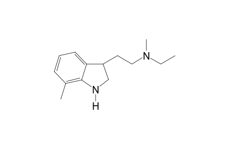 N-Ethyl-N-methyl-2-(7-methyl-2,3-dihydroindol-3-yl)ethanamine