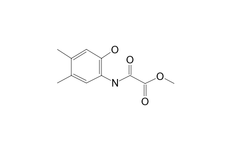 2-Amino-2-oxoacetic acid, N-[(2-hydroxy-4,5-dimethyl)phenyl]-, methyl(ester)