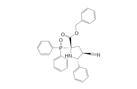(2-ALPHA,4-ALPHA,5-BETA)-(+/-)-PHENYLMETHYL-4-CYANO-2-DIPHENYLPHOSPHINOYL)-5-PHENYL-2-PYRROLIDINE-CARBOXYLATE