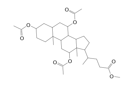 Cholic acid, methyl ester triacetate