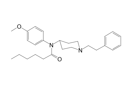 N-(4-Methoxyphenyl)-N-(1-(2-phenylethyl)-4-piperidyl)hexanamide