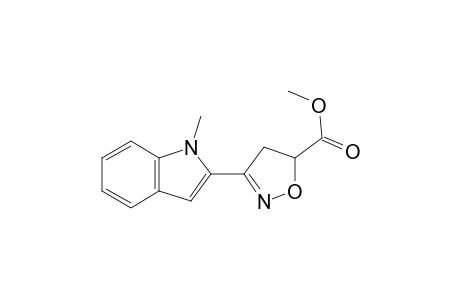 3-(1-Methyl-2-indolyl)-4,5-dihydroisoxazole-5-carboxylic acid methyl ester