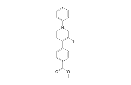 Methyl 4-(5-fluoro-1-phenyl-1,2,3,6-tetrahydropyridin-4-yl)benzoate