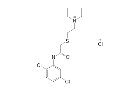 2',5'-dichloro-2-{[2-(diethylamino)ethyl]thio}acetanilide, monohydrochloride