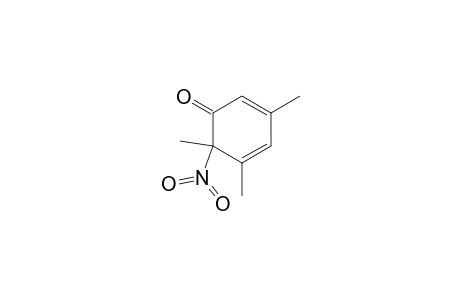 3,5,6-TRIMETHYL-6-NITRO-CYCLOHEXA-2,4-DIENONE