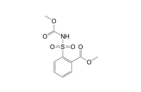 Benzoic acid, 2-[[(methoxycarbonyl)amino]sulfonyl]-, methyl esterMethyl 2-methoxycarbonylaminosulfonylbenzoate