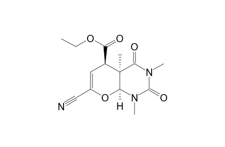 ETHYL-7-CYANO-1,3,4,4A,5,8A-HEXAHYDRO-1,3,4A-TRIMETHYL-2,4-DIOXO-2H-PYRANO-[2,3-D]-PYRIMIDINE-5-CARBOXYLATE