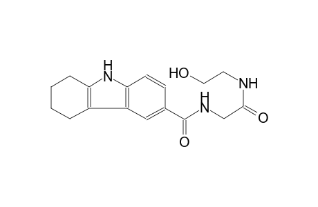 1H-carbazole-6-carboxamide, 2,3,4,9-tetrahydro-N-[2-[(2-hydroxyethyl)amino]-2-oxoethyl]-