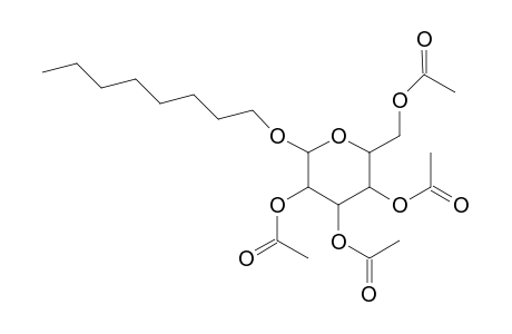 d-Galactopyranoside, 2,3,4,6-tetra-O-acetyl-1-O-octyl-